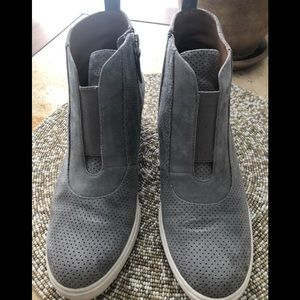 Linea Paola Suede Wedge Sneaker